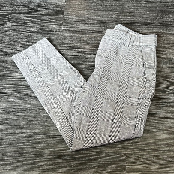 GAP Signature Skinny Ankle Plaid Dress Pants | Size 4 - Picture 1 of 5